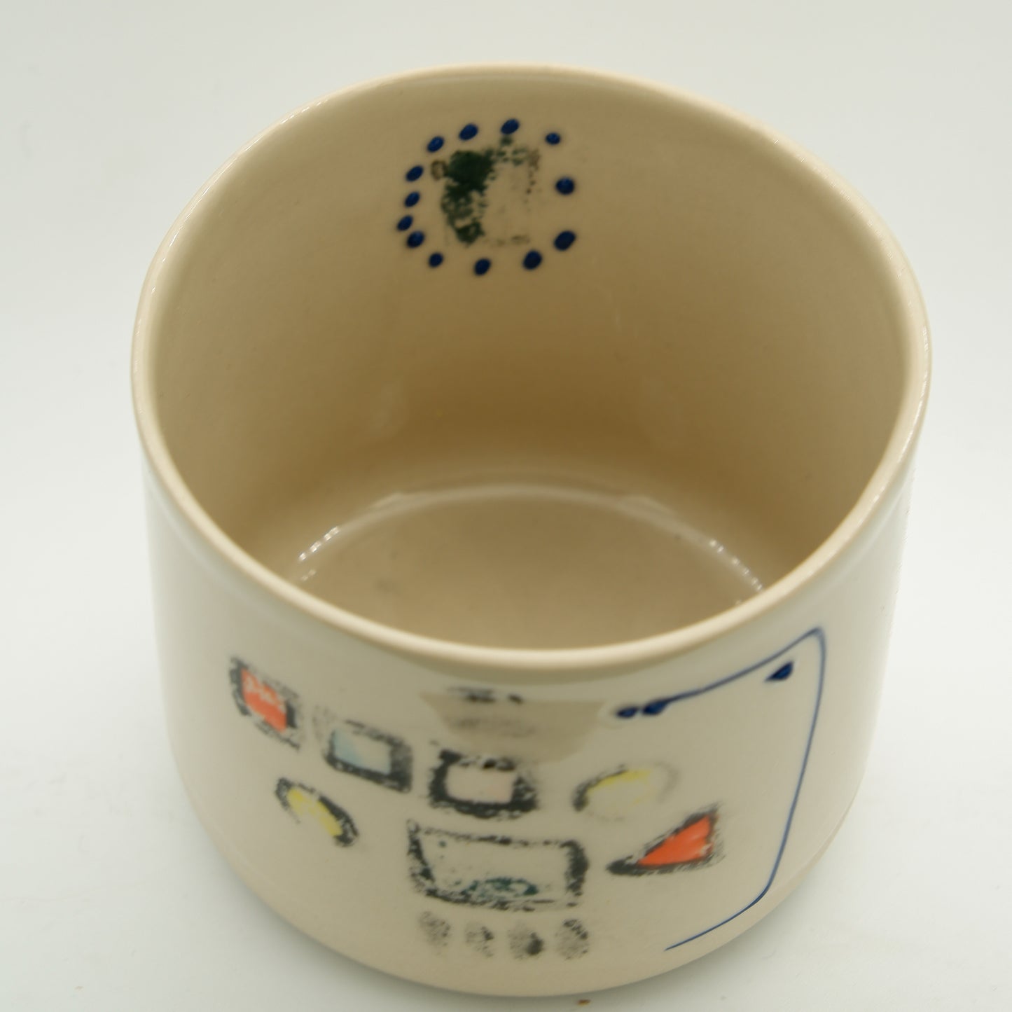 Soyut İzler Porselen Bardak